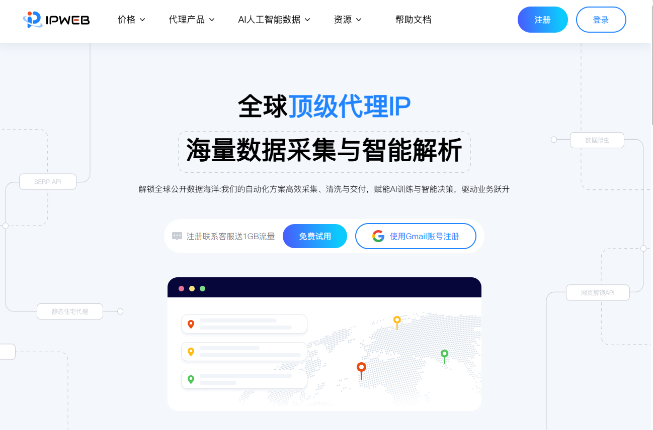 IPWeb homepage