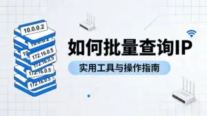 批量查询IP地址实用指南