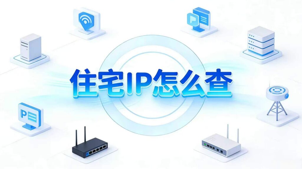 如何查询住宅IP