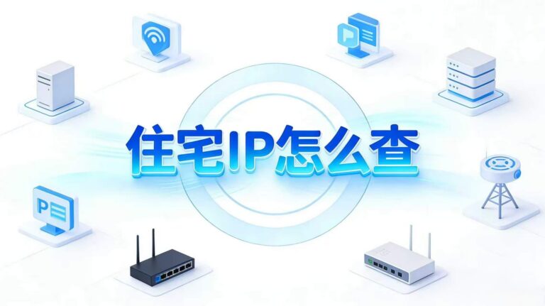 如何查询住宅IP
