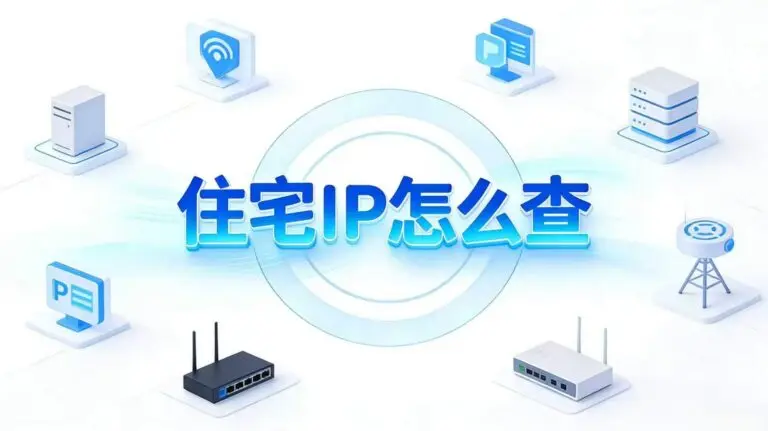 如何查询住宅IP