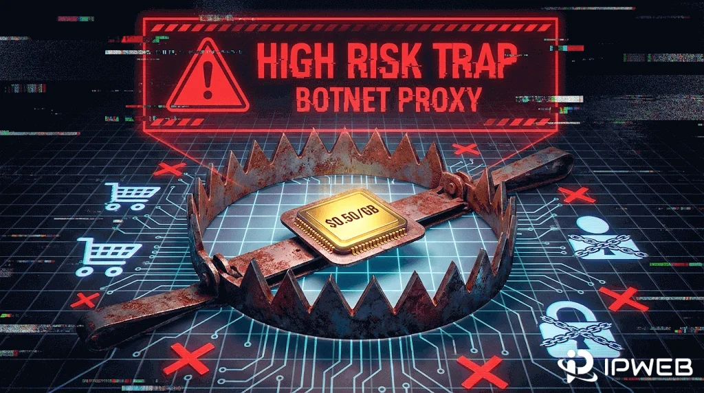 警示标志：廉价代理往往伴随着高风险