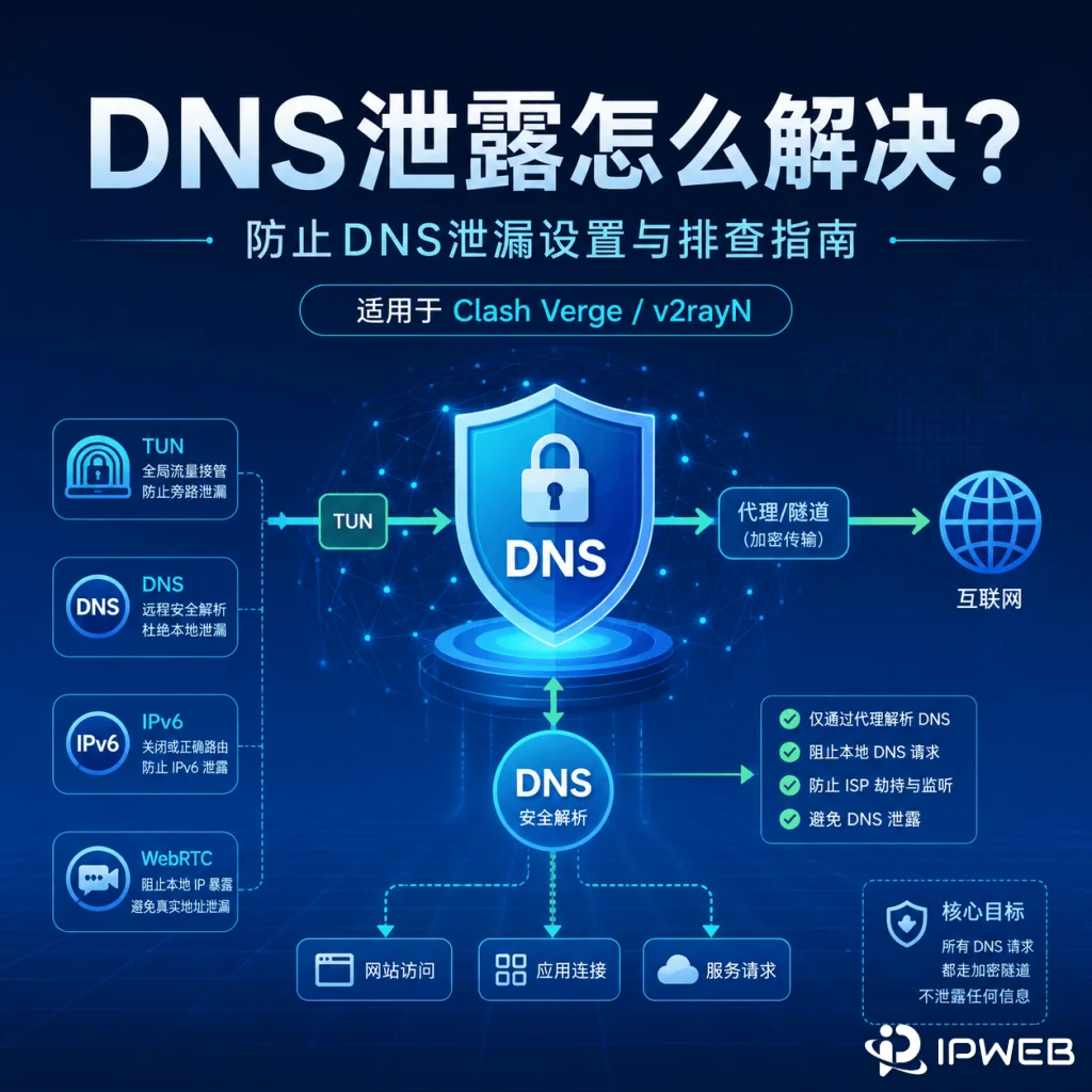 DNS泄露怎么解决？防止DNS泄漏的完整排查指南
