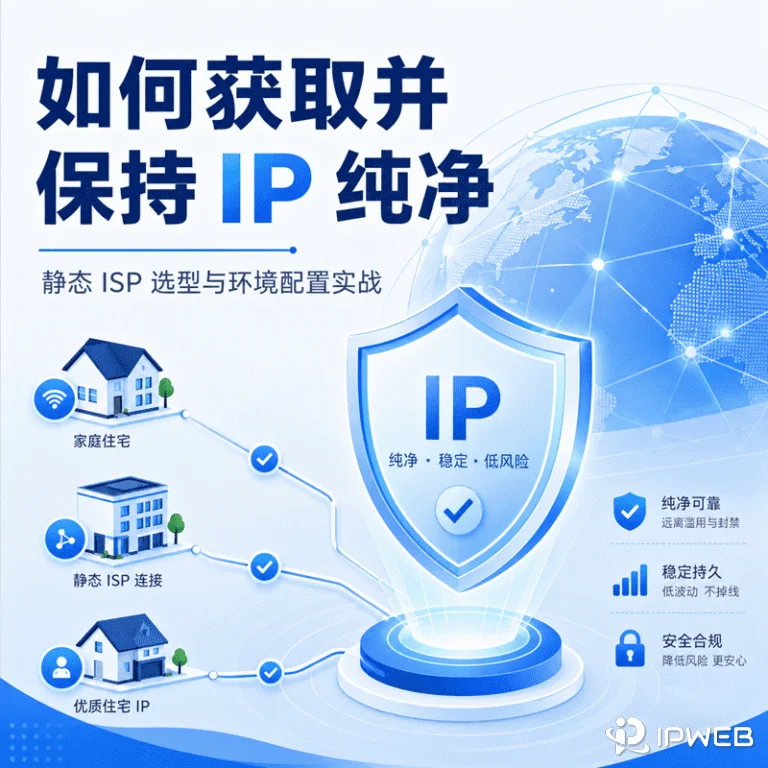 如何获取并保持IP纯净？