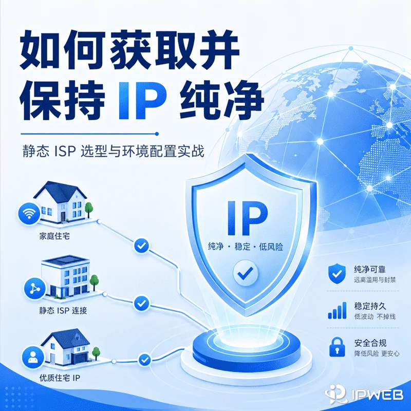 如何获取并保持IP纯净？