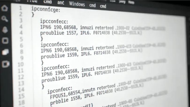 Windows cmd命令行界面截图，展示ipconfig命令输出结果中同时存在临时IPv6地址和公共IPv6地址