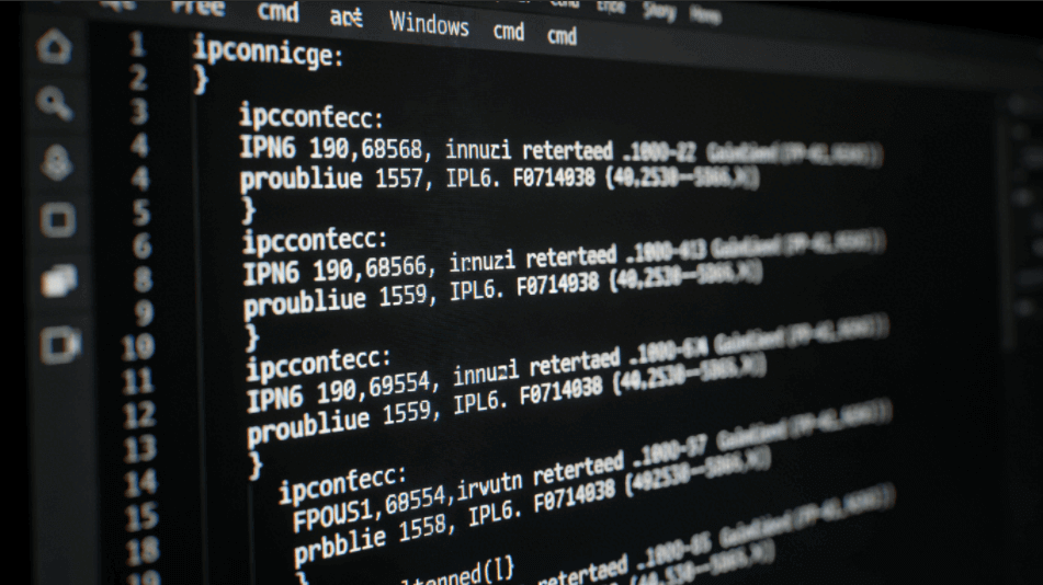 Windows cmd命令行界面截图，展示ipconfig命令输出结果中同时存在临时IPv6地址和公共IPv6地址 
