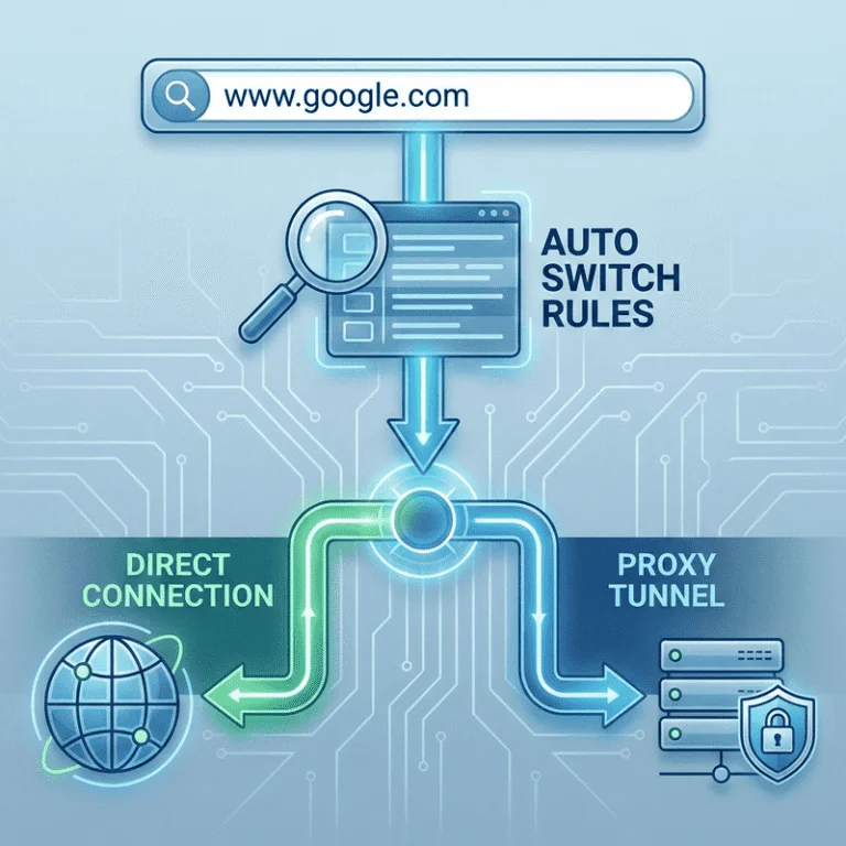 Proxy SwitchyOmega 3.0 自动切换模式、PAC 脚本与正则规则配置指南
