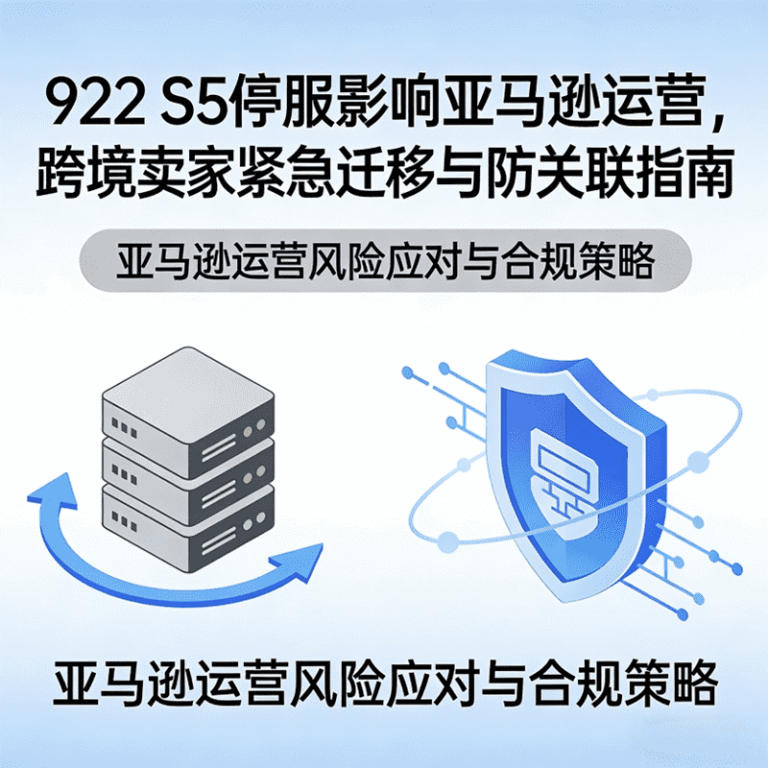 922 S5 停服影响亚马逊运营？跨境卖家紧急迁移与独立环境隔离指南