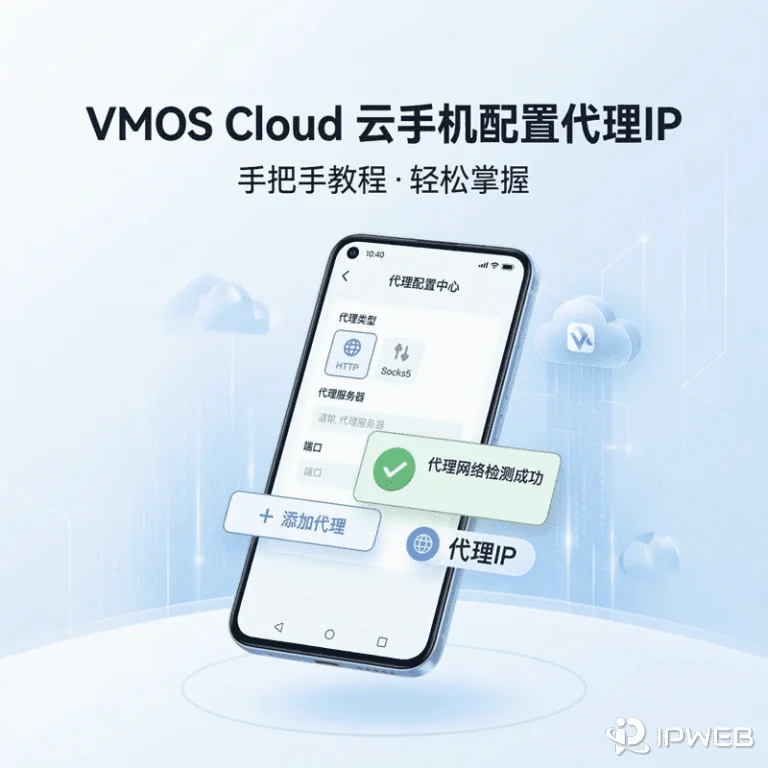 VMOS Cloud 云手机代理 IP 配置教程