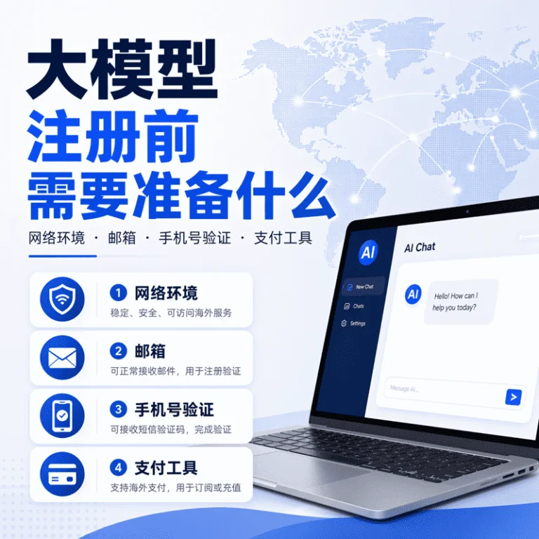 主流 AI 大模型注册环境准备 SOP