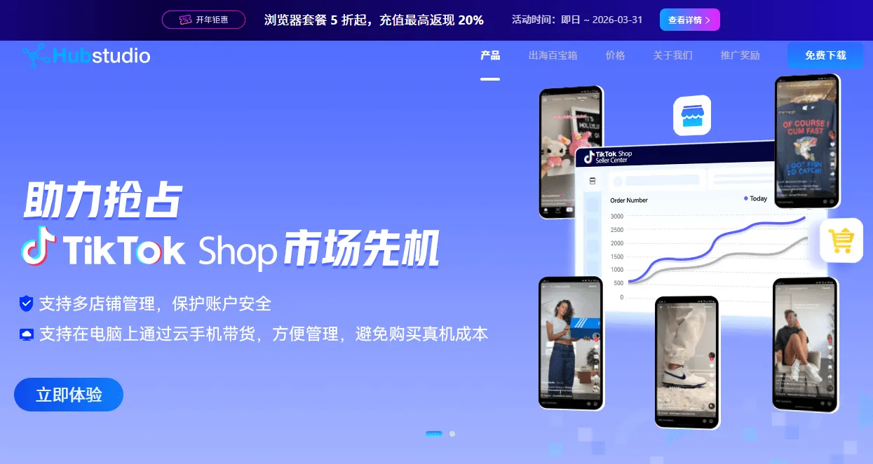 HubStudio 多账号管理系统与指纹隔离环境展示