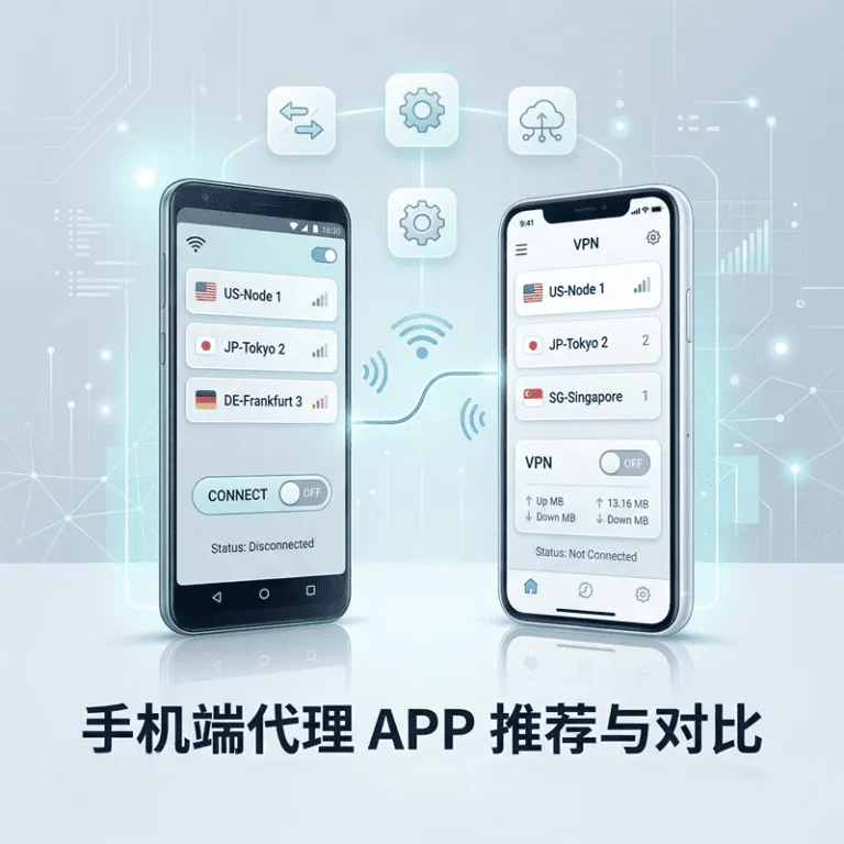 安卓和 iPhone 手机上代理工具选择与对比