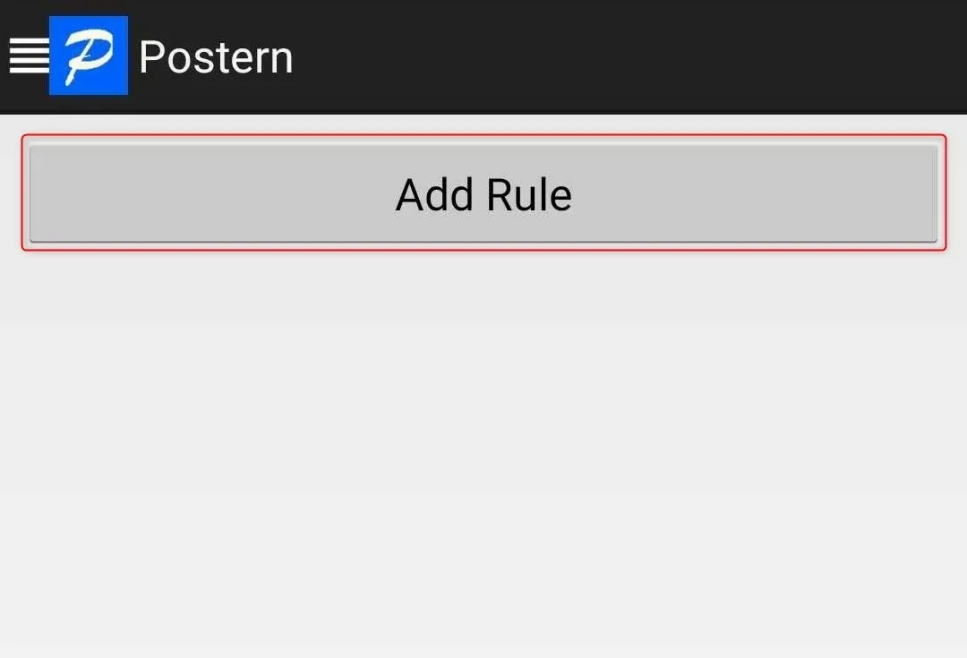 Postern添加新的代理规则截图