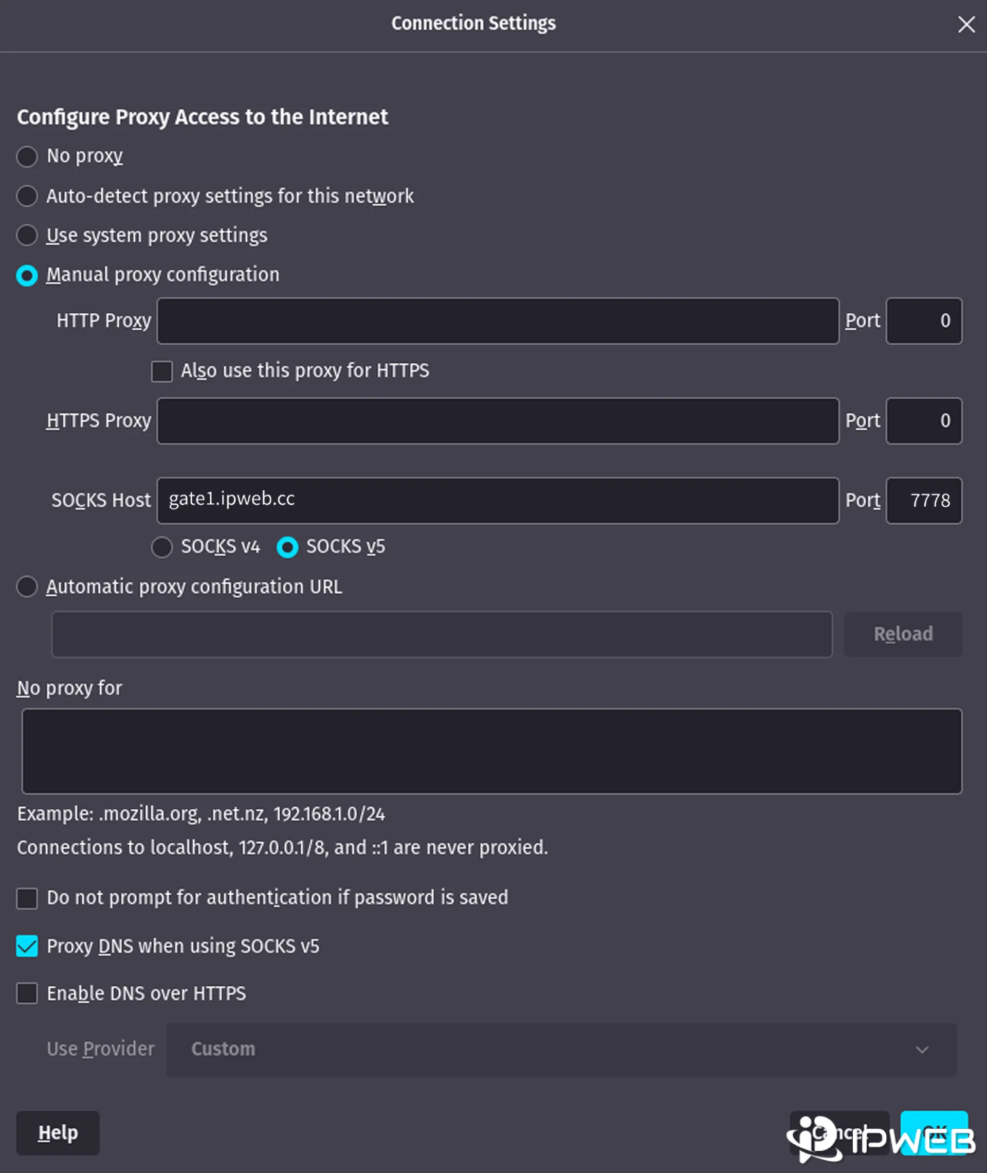 在 SocksDroid 中依次填入 IP、端口及鉴权密码