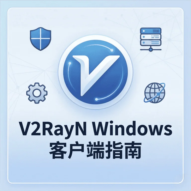 V2RayN Windows 客户端新手安装与配置实操教程