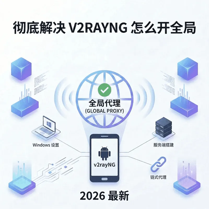 v2rayNG 怎么开全局？安卓端设置步骤与模式区别详解