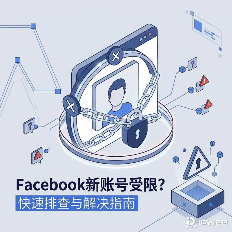 Facebook 新账号受限与住宅代理 IP 配置