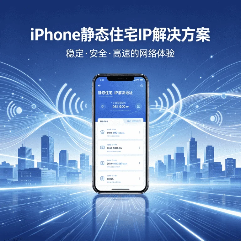 苹果手机怎么配置静态住宅IP？实操教程