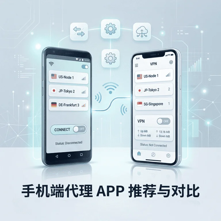 安卓和 iPhone 手机上代理工具选择与对比