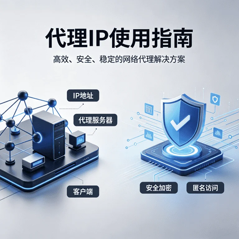 代理IP指南：类型、用途、检测与选型