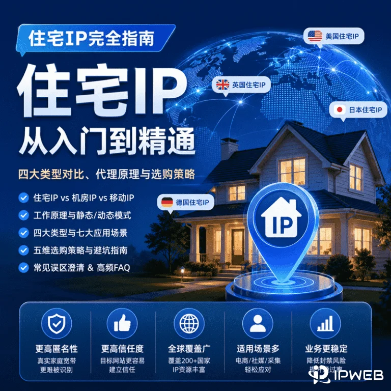 住宅IP完全指南：从入门到选型