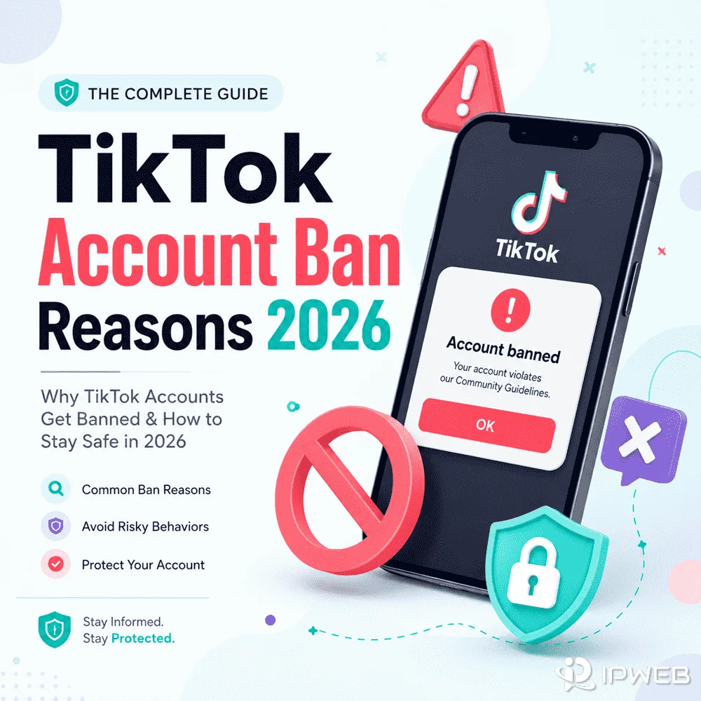 TikTok账号为什么会被封？2026封号原因、限流机制与风控自查