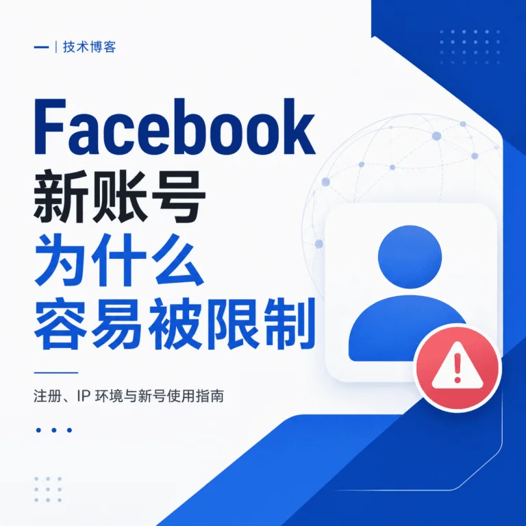 Facebook账号为什么容易被限制？注册与IP环境注意事项