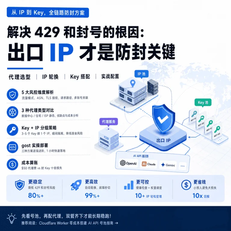 号池再好也白搭？出口 IP 5 维度防封拆解