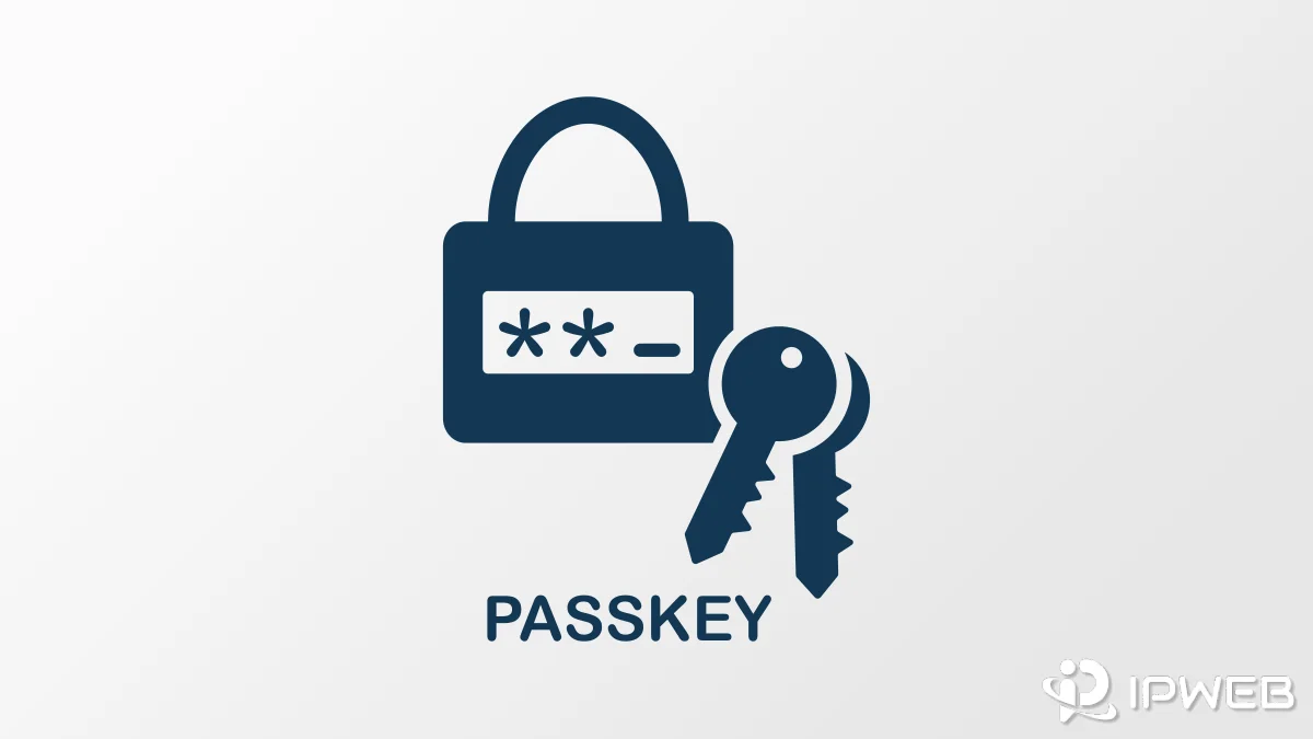 Passkey无密码身份验证示意图