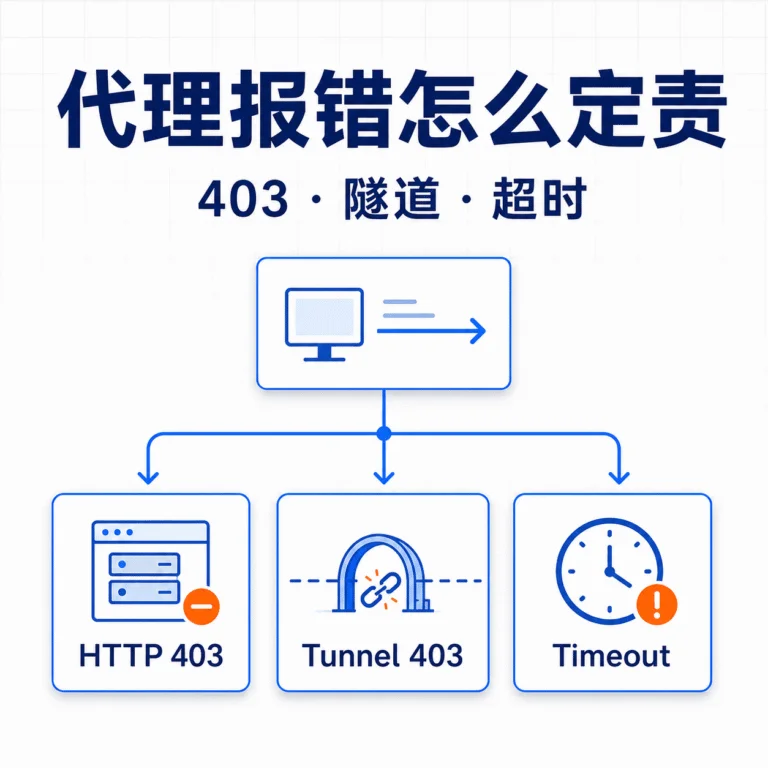 代理请求报403、Tunnel connection failed: 403或Timeout，应该从哪一层排查？